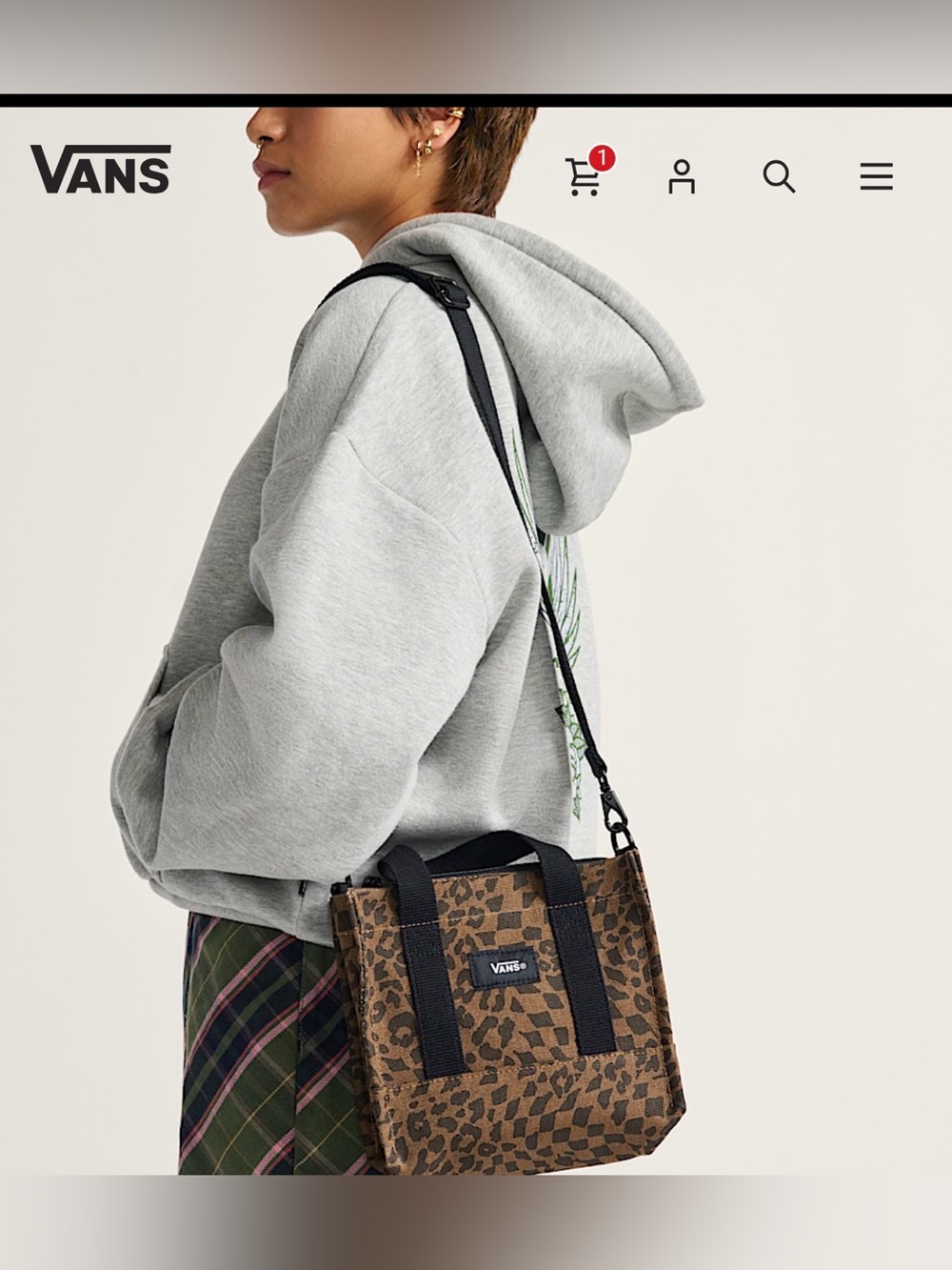 Lil Pergs leopard tote BNIP